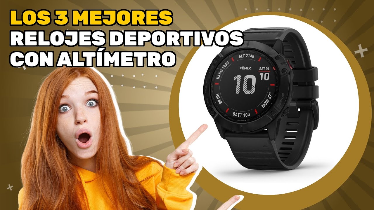 Los 3 mejores relojes deportivos con altímetro 2026: así eliges de forma fiable