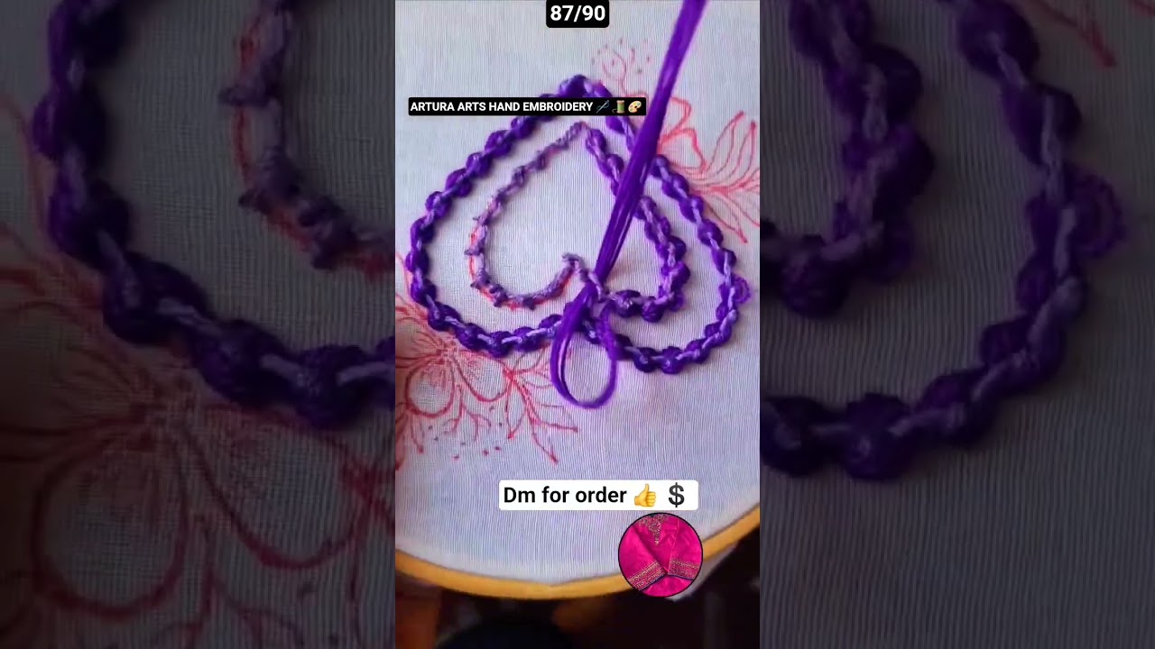 “Ye Tanka Aata Hai To Embroidery Aasan Ho Jaati Hai 🌸 | Hand Embroidery Trick”