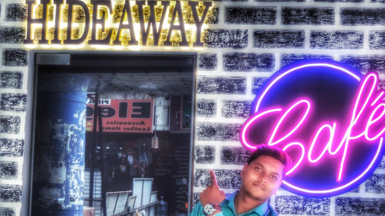 Hideaway cafe| best place for  couples in VADODARA |top 10 cafe |