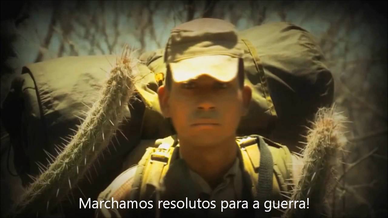 Marcha de Guerra do Brasil com legenda