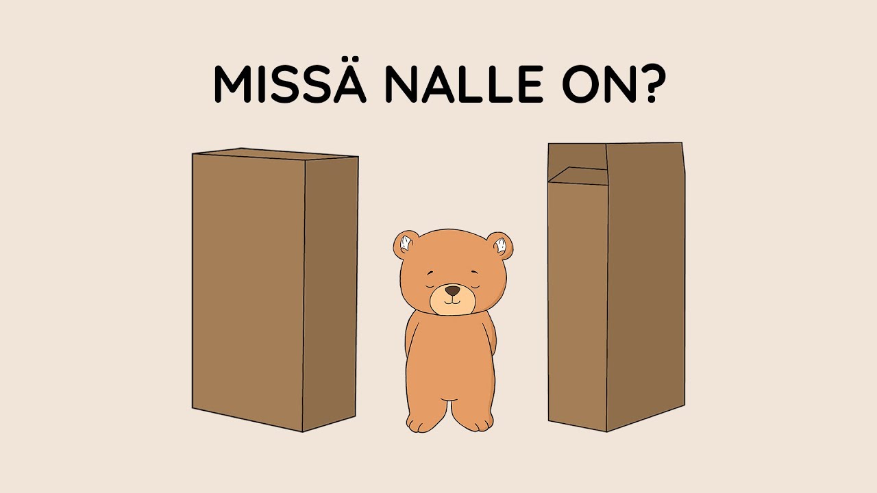 Kielinuppu - Miss&auml; nalle on?