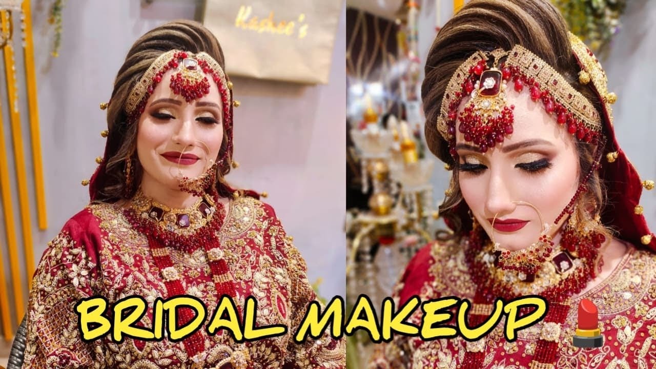 Bridal makup by erum moin 💕💄. |Esay bridal makup| | makup comple tutorial with esay way |