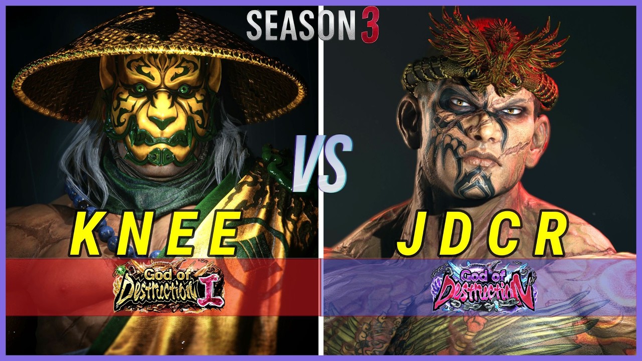 Tekken 8 (Season 3) | KNEE (Heihachi) vs JDCR (Fahkumram) High Level Gameplay