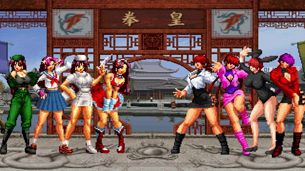 Athena Asamiya Team vs Shermie Team