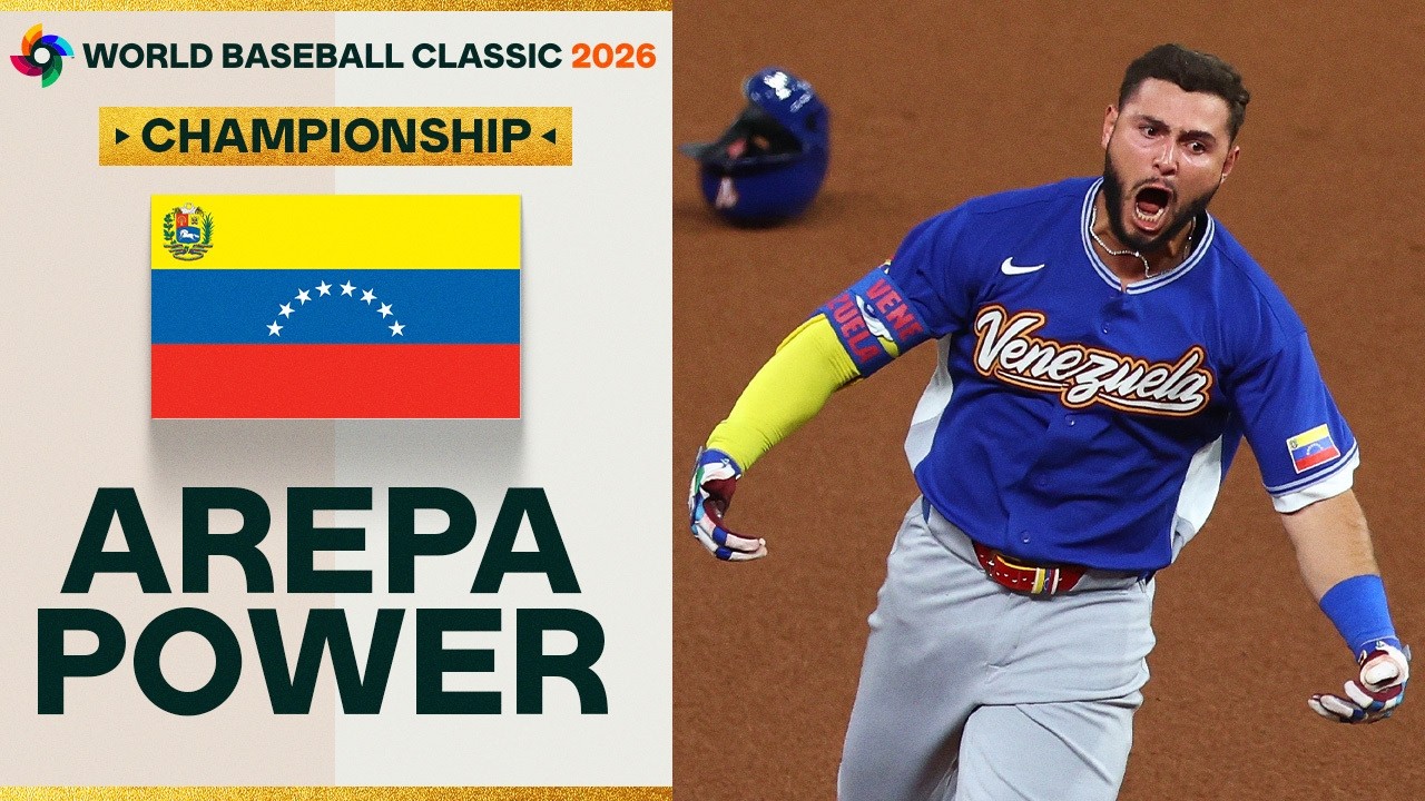 Wilyer Abreu goes yard to add to Team Venezuela's lead in the Championship vs. Team USA! 🇻🇪