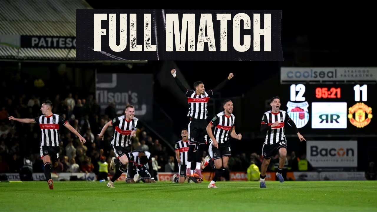 Grimsby Town vs Man United - Full Match | Carabao Cup 2025/26