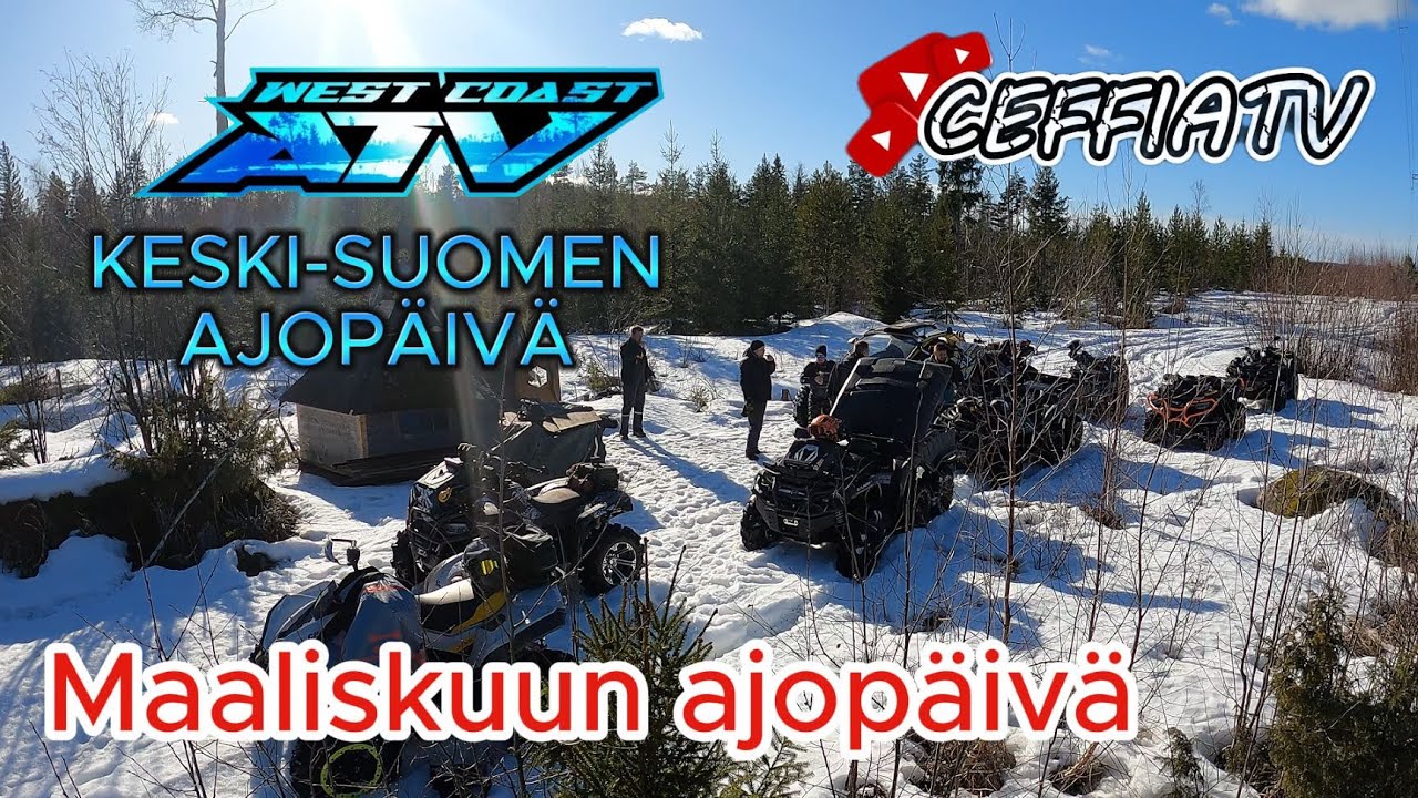 West Coast ATV Maaliskuun ajopäivä