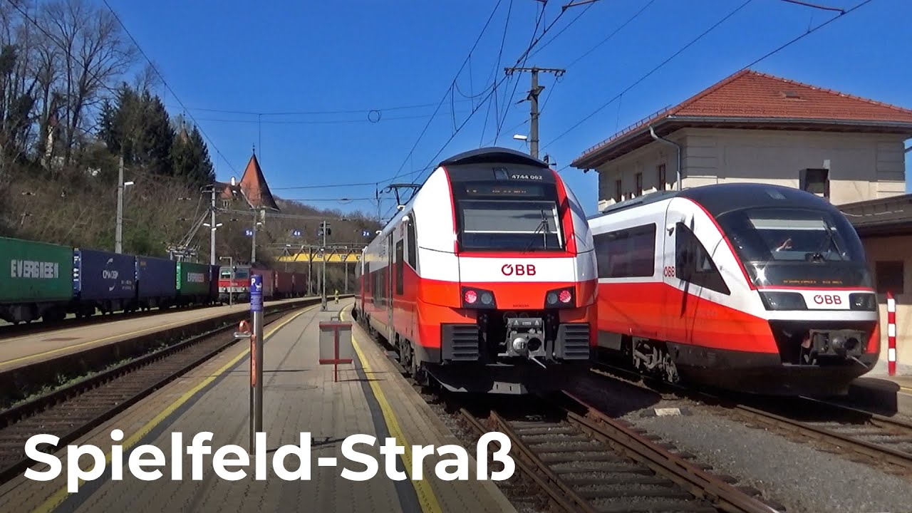 Osterreichisch Züge Vlog #57 - Spielfeld Straß Bahnhof 05.04.2023