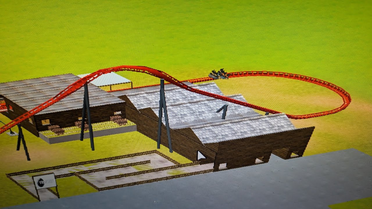 Tycer's Dynamite Coaster onride (work in progress) RCT3