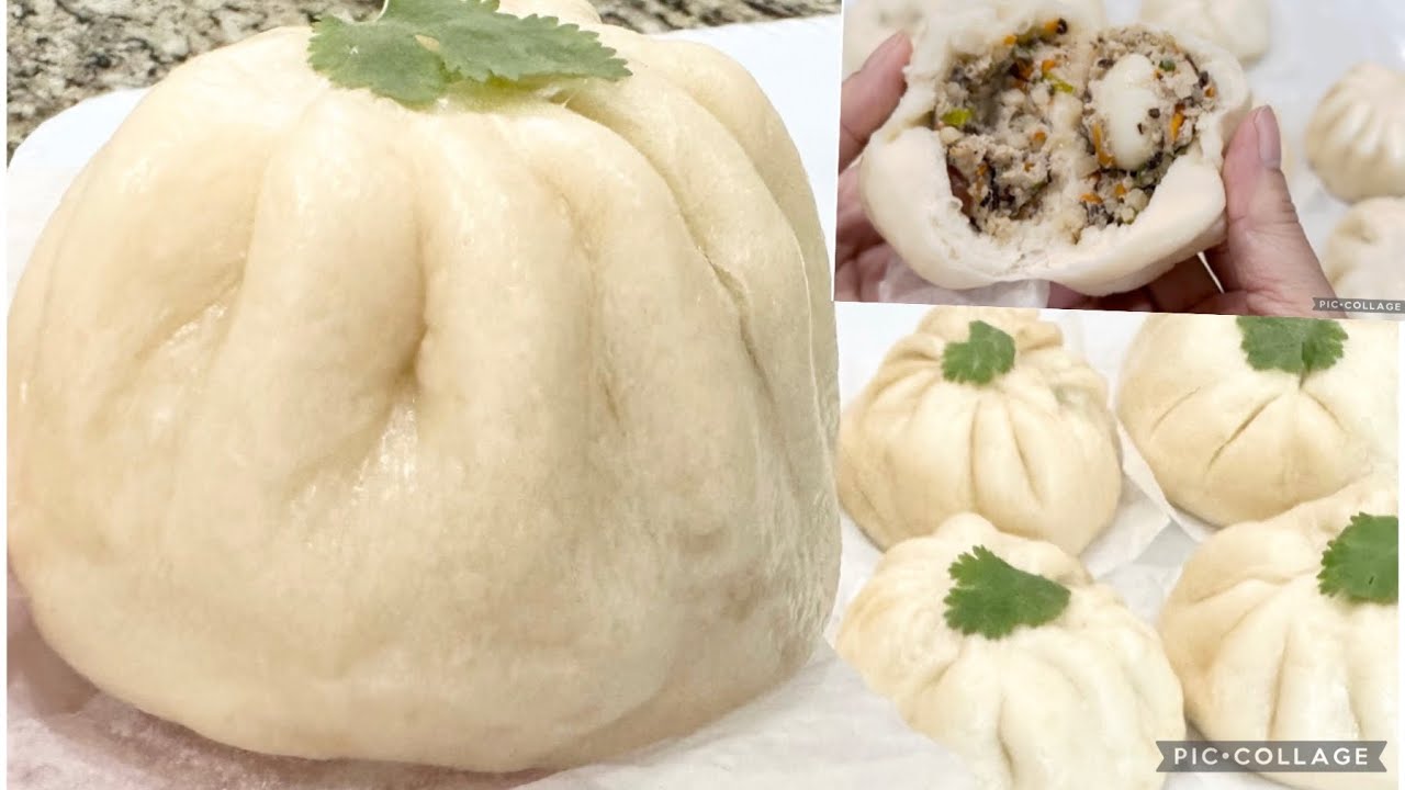 Bánh Bao Từ bột pha sẵn mềm xốp ngon đơn giản tại nhà rất dễ làm ..