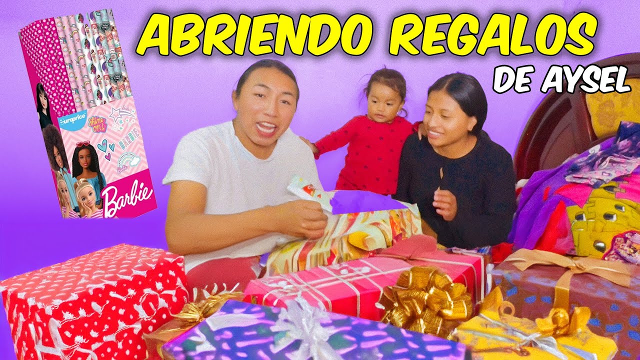 ABRIENDO REGALOS DE MI HIJA AYSEL 😱David Otavalo