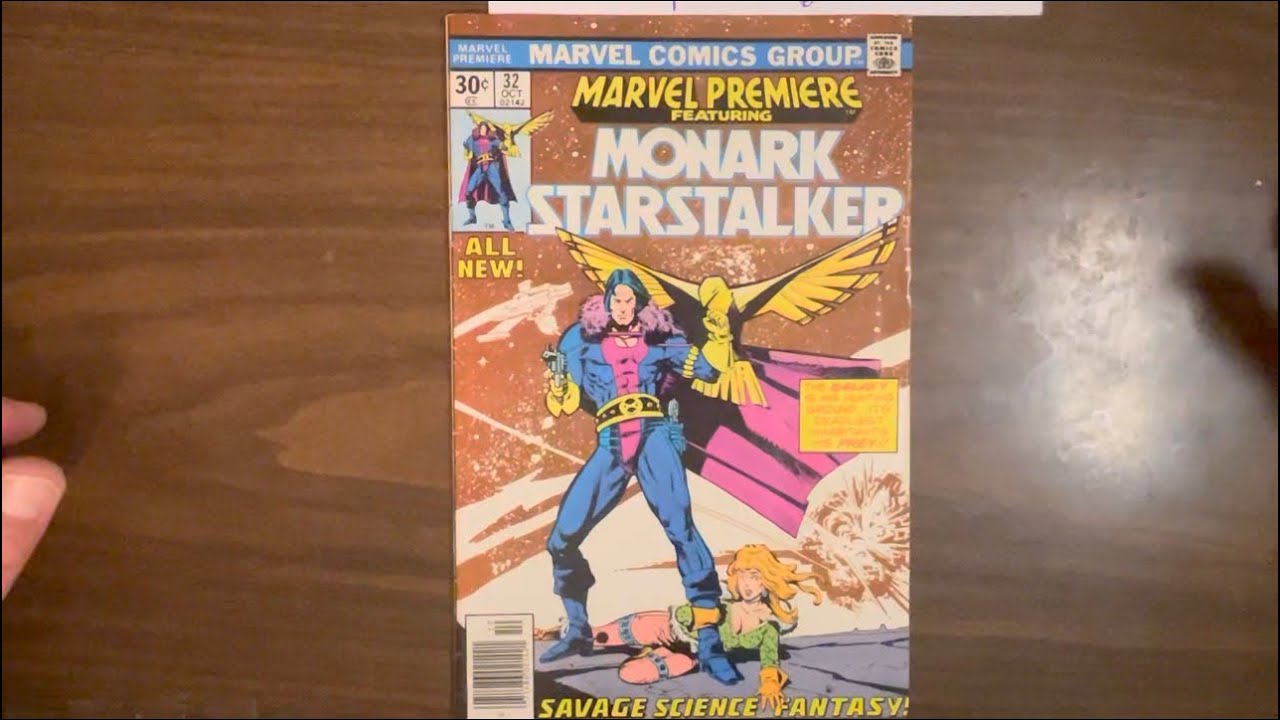 Marvel Premiere #32 featuring Monark Starstalker, Howard Chaykin&rsquo;s hard-boiled sf one-shot from 1976