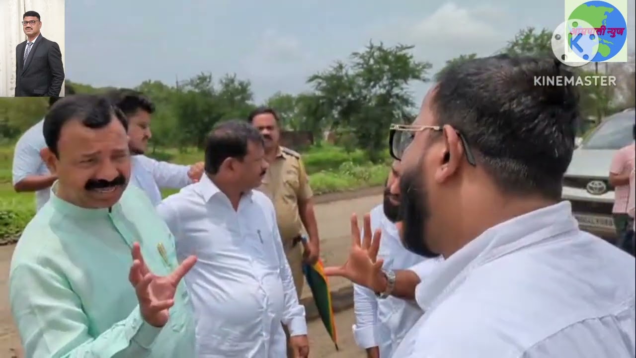 प्रमोद पवार यांच्या व्हायरल व्हिडिओ ने प्रशासनाला आली  जाग वाडा भिवंडी रस्त्यांच्या कामाला सुरवात  .