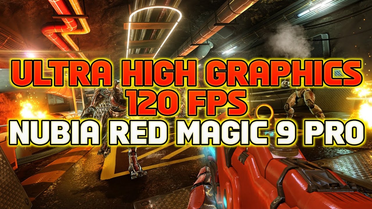 Shadowgun Legends - Ultra High 120 FPS | Nubia Red Magic 9 Pro Internal Recording Performance Test