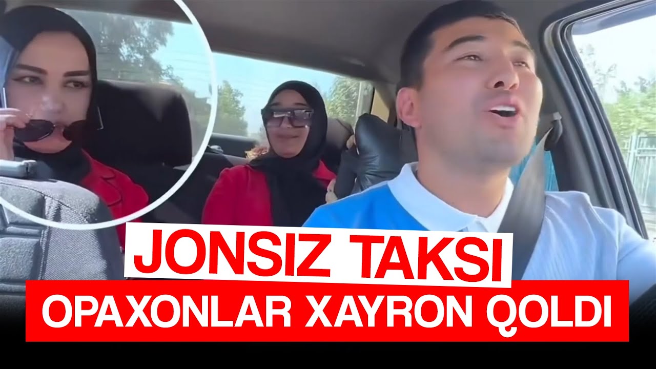 JONSIZ TAKSI | OPALAR HAYRON QOLDI 🤣