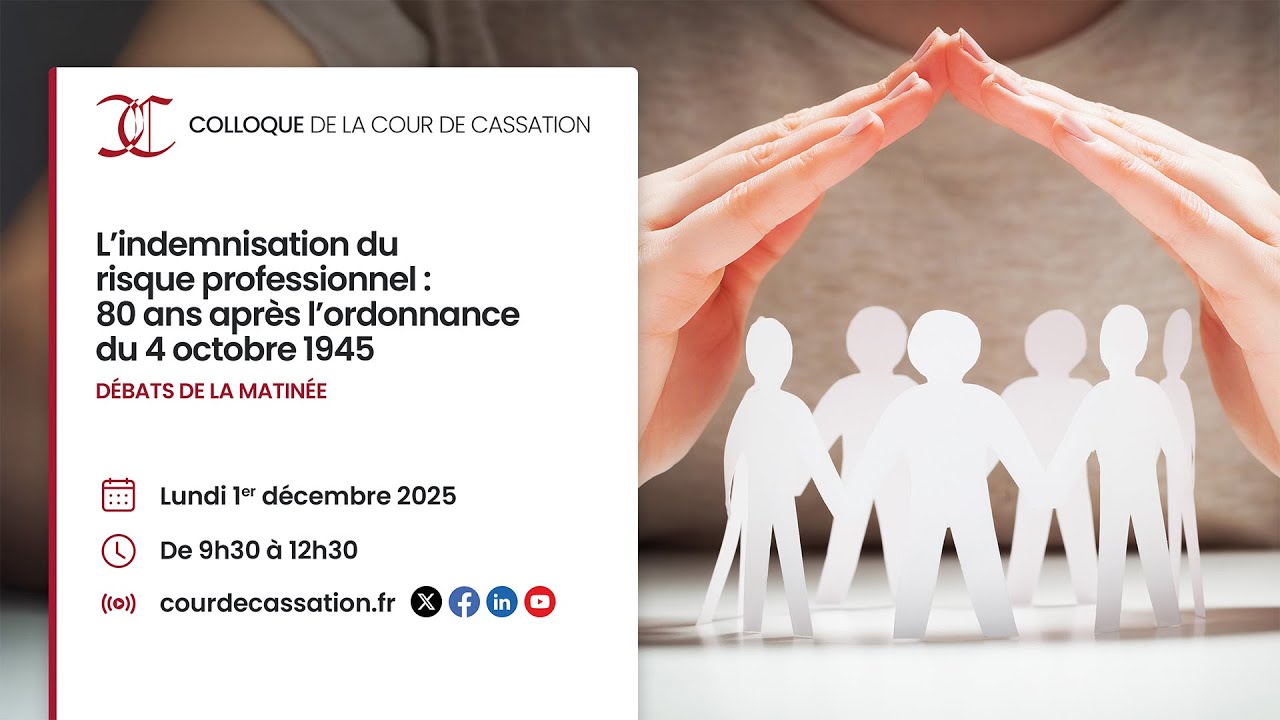 L&rsquo;indemnisation du risque professionnel : 80 ans apr&egrave;s l&rsquo;ordonnance du 4 octobre 1945 (matin)