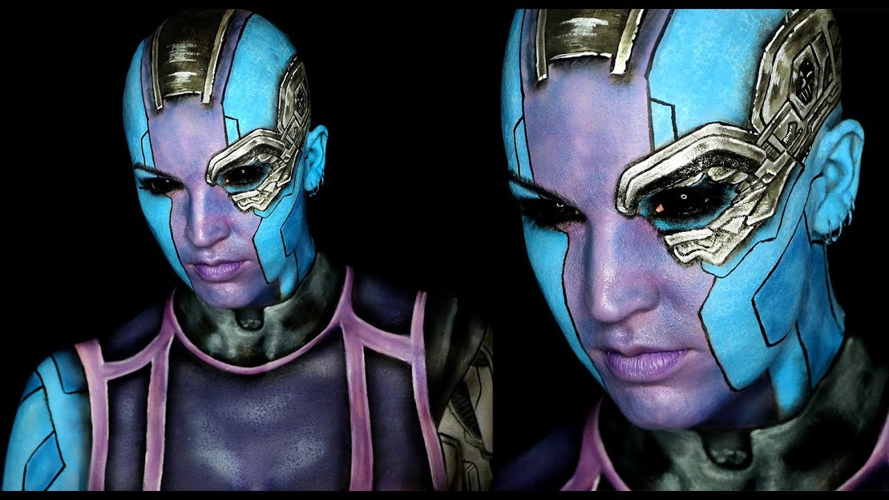 NEBULA | Makeup Tutorial Avengers Cosplay