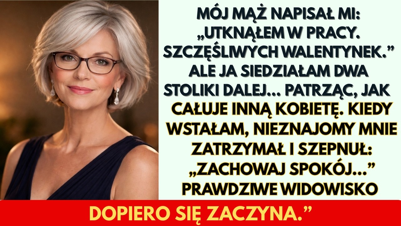 Mój mąż napisał mi: „Szczęśliwych Walentynek” — a ja patrzyłam, jak całuje inną kobietę.