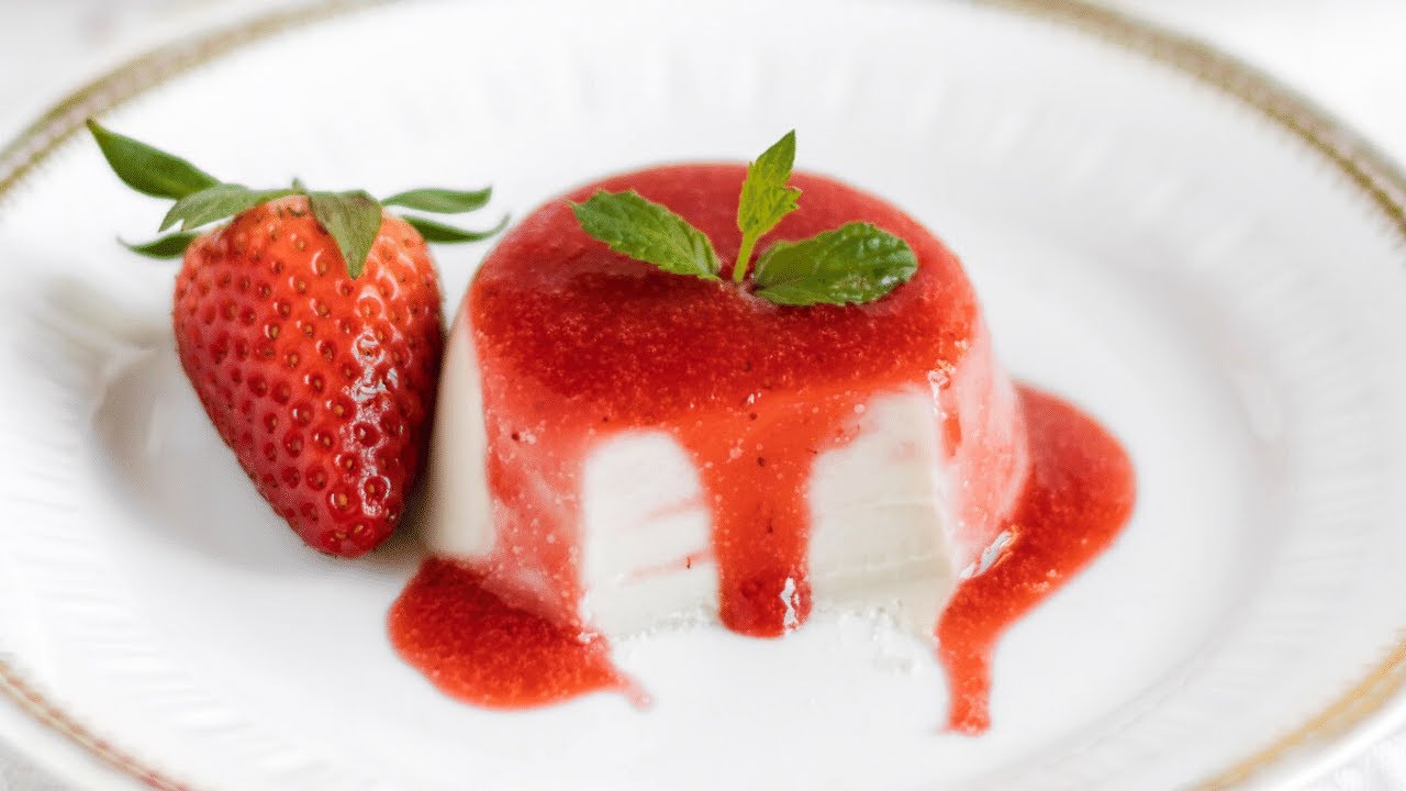 Vegan PANNA COTTA - Easy Italian Recipe