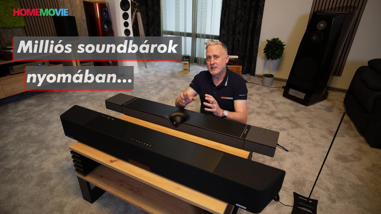 Milliós soundbárok, hangprojektorok nyomában. Sennheiser Ambeo MAX vs Devialet Dione.