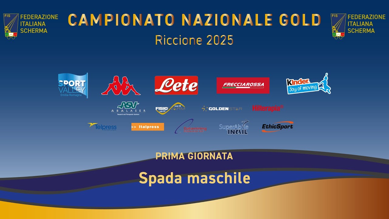 Campionato Nazionale Gold Assoluti - Prima  giornata