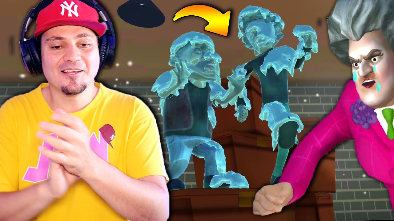 🧊 ZAMROZIŁEM ZŁODZEI, ZNAJOMYCH OD PANI TEODOR! | Scary Robbery Home Clash 🧊