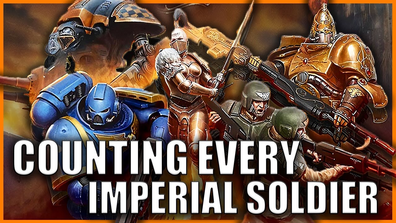 How Big Is The Imperium of Man's Entire Army? | Warhammer 40k Lore
