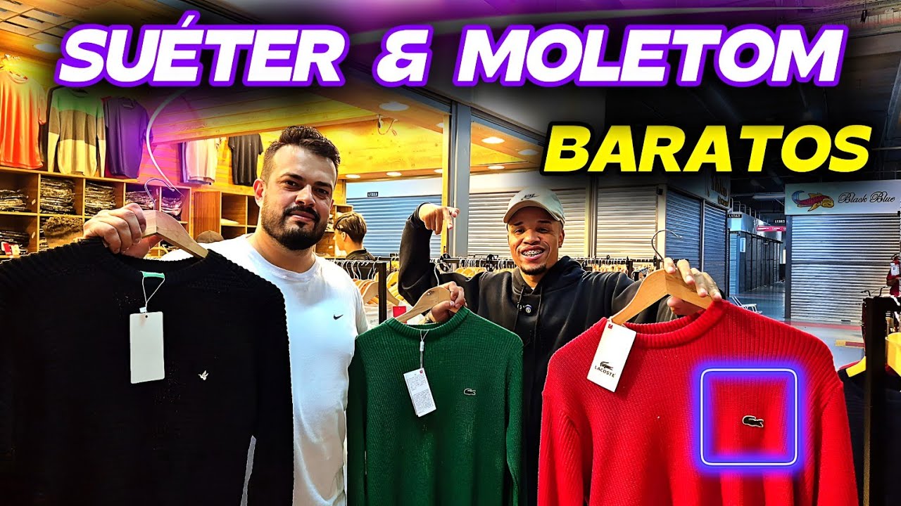 🔥 Conhe&ccedil;a ELZIM ATACADO! Maior Distribuidor de Su&eacute;ter e Moletom 3 CABOS da Feirinha da Madrugada  🚨