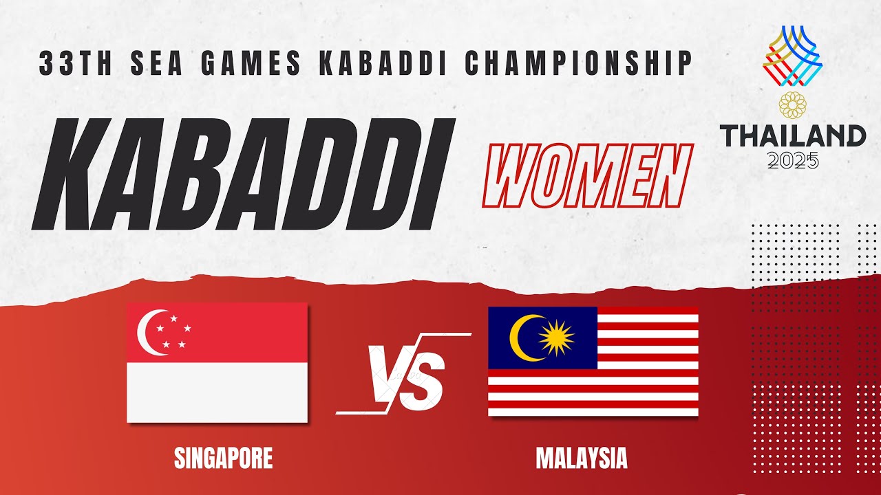 KABADDI Singapore VS Malaysia l Women l Sea Games 2025