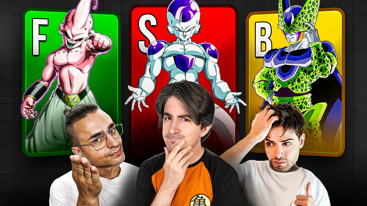 TIER LIST CATTIVI MIGLIORI di DRAGON BALL Z (solo uno vince) ft. Gioseph Tuberanza e Blaziken68