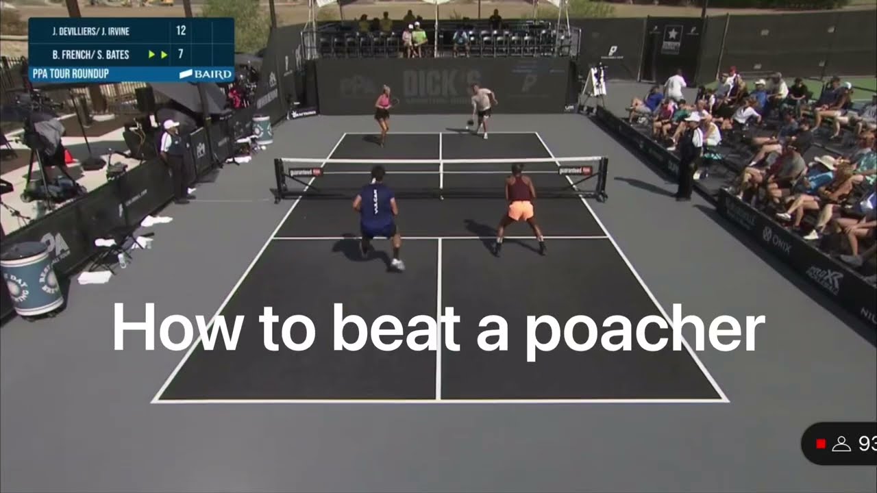 How to beat a trash-talking pickleball poacher