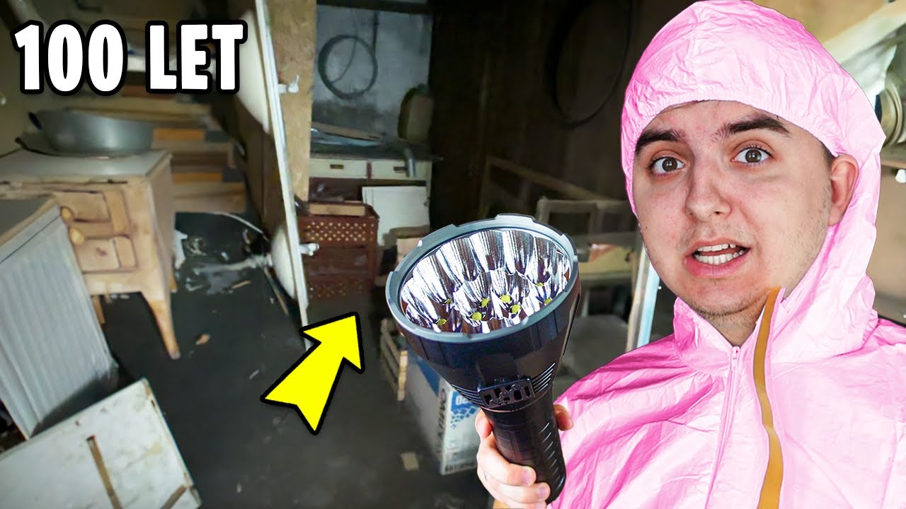 Prozkoumali jsme náš 100 Let Opuštěný Sklep! (našli jsme peníze)
