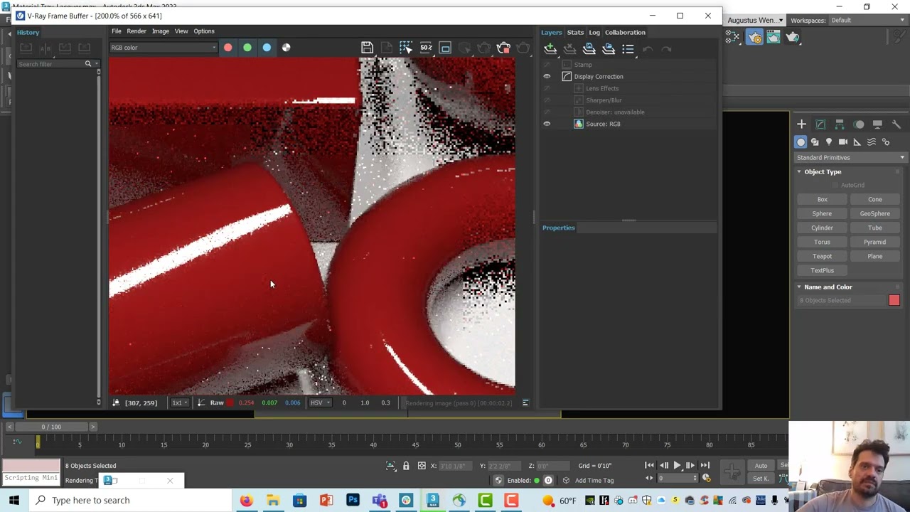 VRay Lacquer Material in 3ds Max 2023