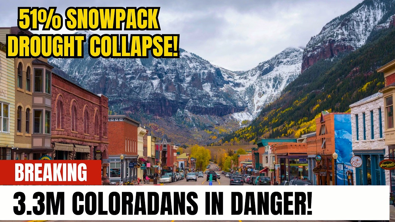 Breaking News: Colorado DROUGHT CRISIS! Historic 51% Snowpack, 3.3M At Risk + Mega Storms