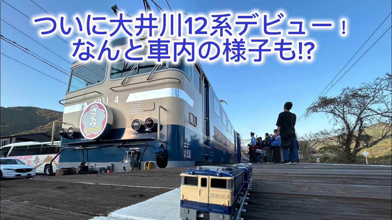 大井川鐵道12系客車初運転#鉄道 #大井川鐵道 #12系客車 