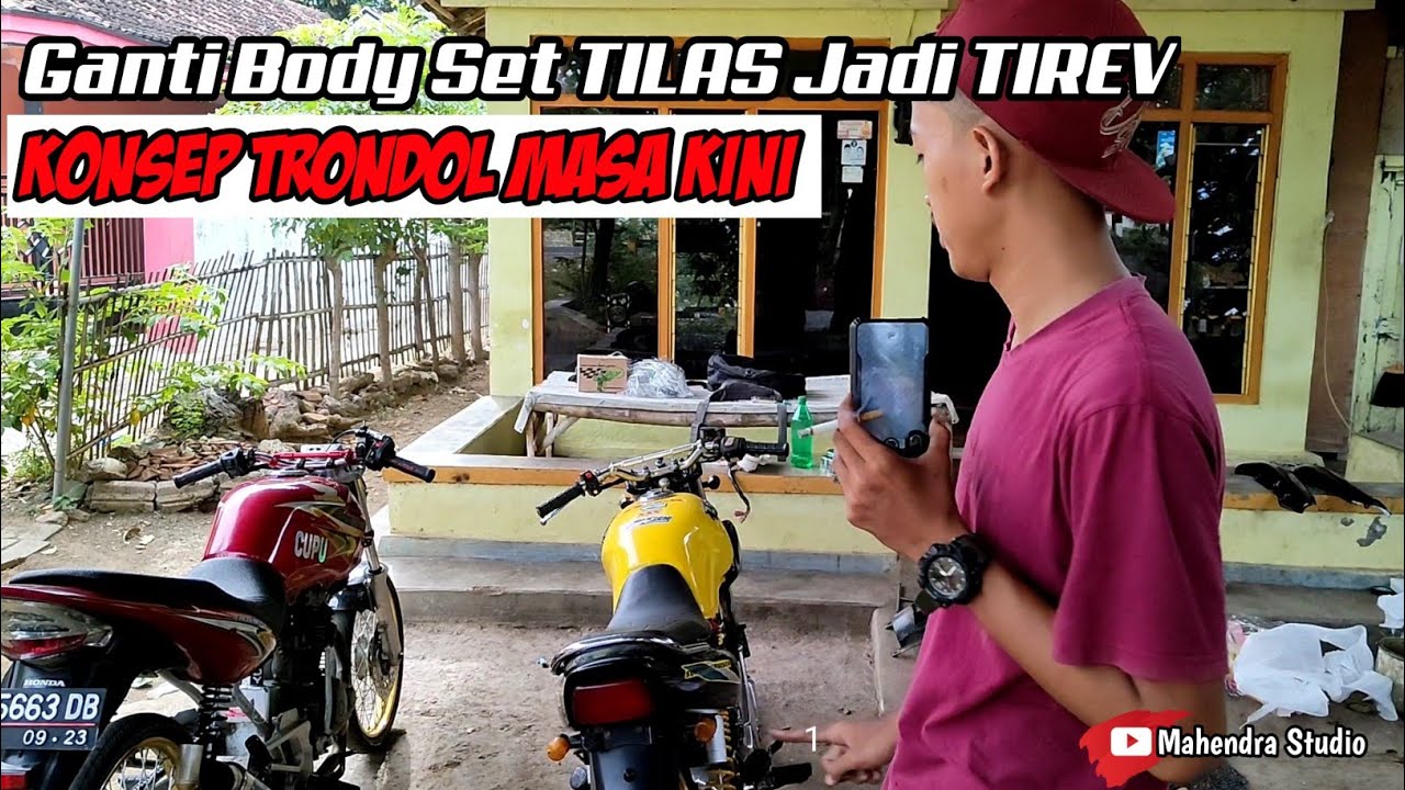 Ganti body set Honda Tiger Lawas jadi TIREV