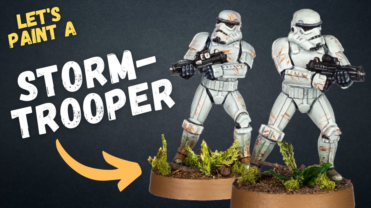 Paint a Perfect Stormtrooper! Star Wars Legion Miniature Tutorial