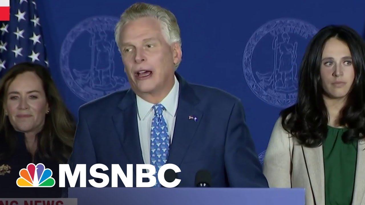 Democratic Virginia Governor Candidate Terry McAuliffe Addresses Supporters