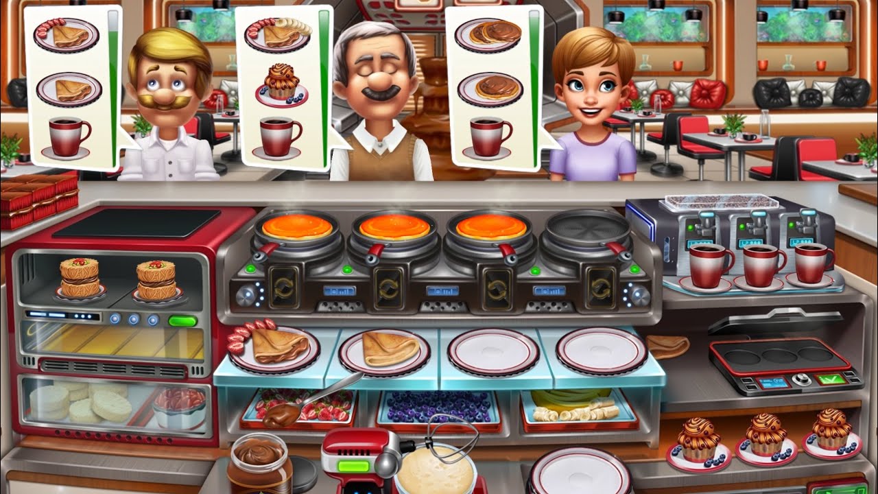 Cooking Fever - The Flipping Pancake Level 40 🥞☕️ (3 Stars)