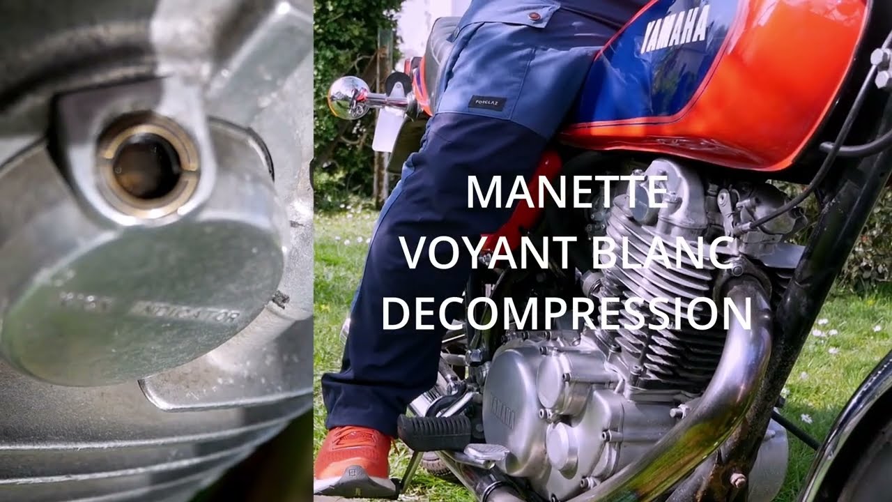 TUTO KICK STARTING THE FIRST SERIE 2J4 SR 500 YAMAHA EASY AND SAFE PROCESS