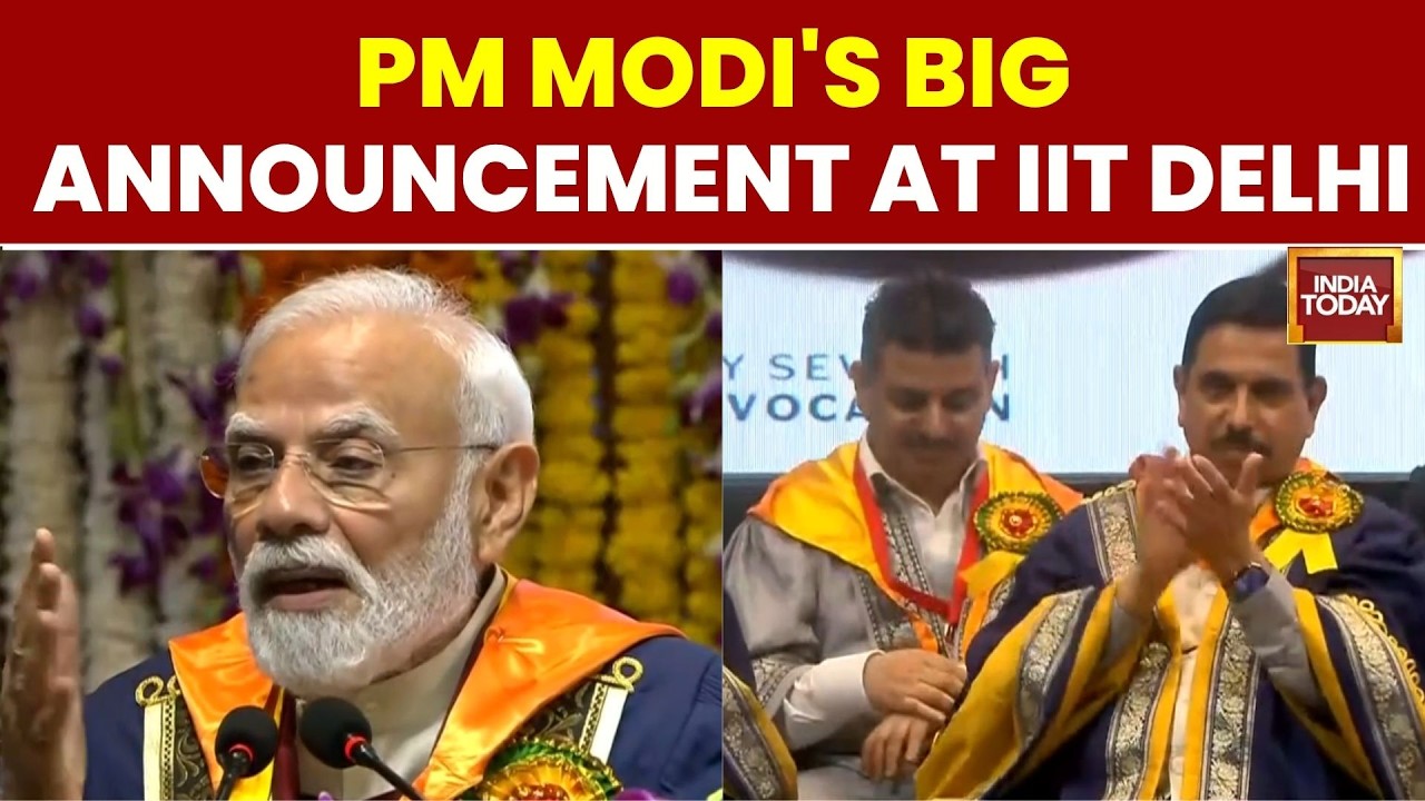 PM Modi to IIT Students: 'Your Real Race Is With Yourself' | Convocation Speech | India Today