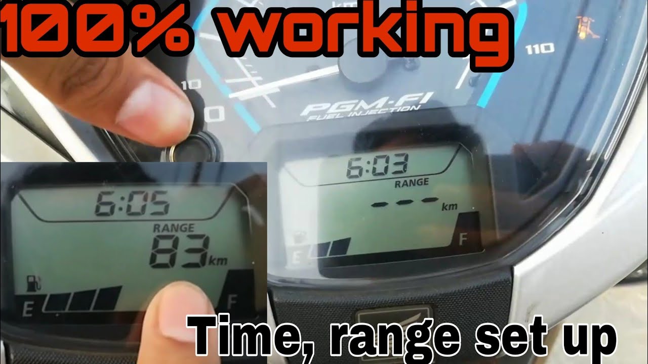 Activa 125 bs6 Time, Range, Average Reset Setting Review / r sandhu vlogs