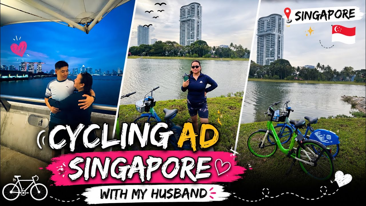 CYCLING 🚴 WITH HUSBAND 👩‍❤️‍💋‍👨