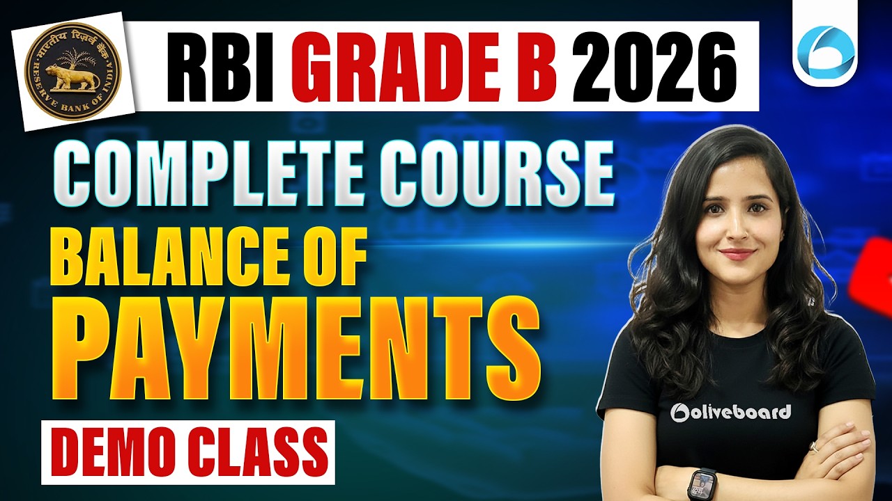 Balance of Payment | Demo Class | RBI Grade B 2026 | Complete Course