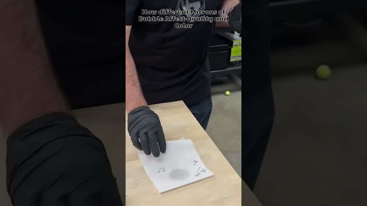 How Different Microns Effect Quality and Color of Bubble