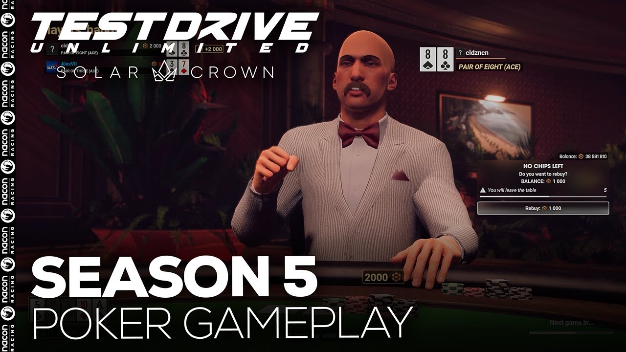 Test Drive Unlimited Solar Crown | Season 5 Poker Gameplay