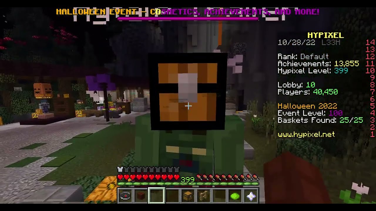Hypixel network level 400 (no boosters, no rank)