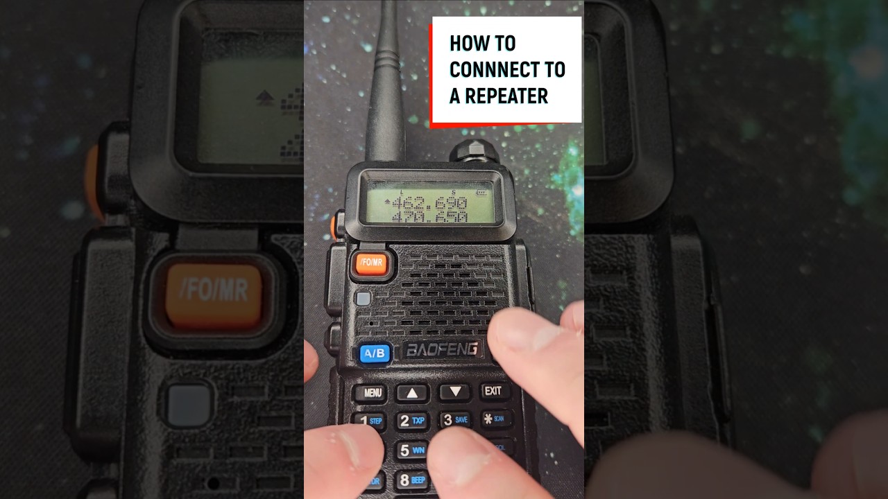 How to Connect to a Repeater in Under a Minute⏱️⚡