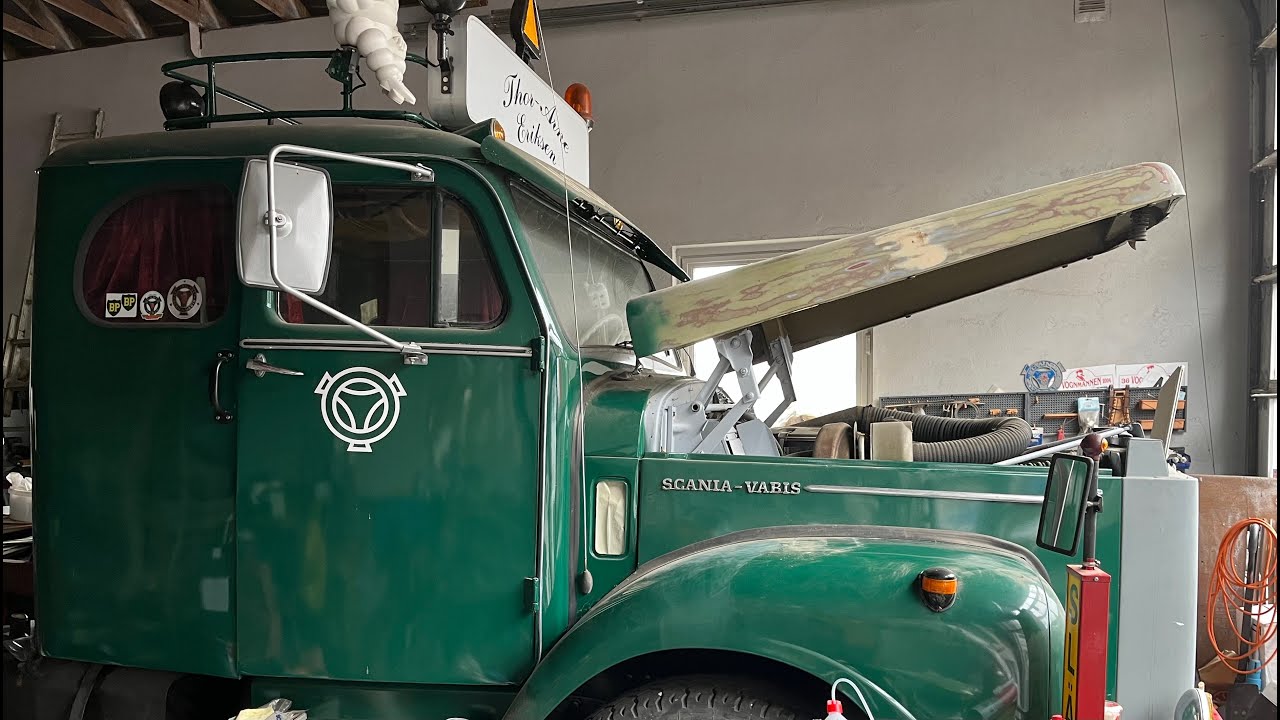 Scania Vabis 76 Super. Første oppstart på 9 år.