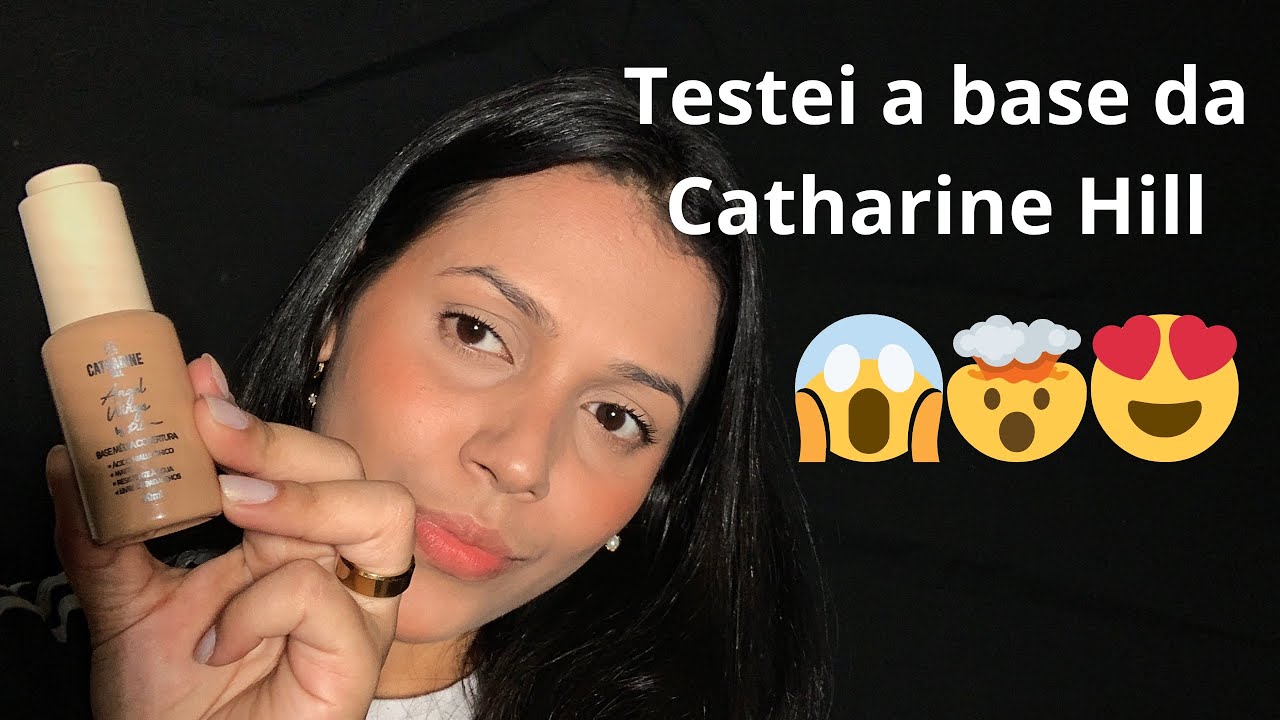 Testei a base da Catharine Hill - Angel Wings em uma maquiagem para o dia a dia